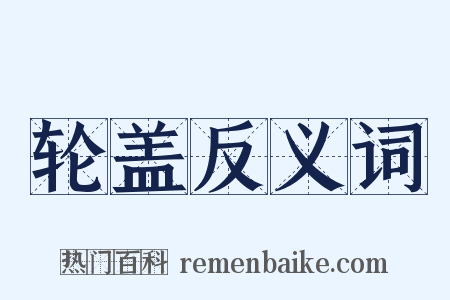 轮盖反义词是什么意思的图片